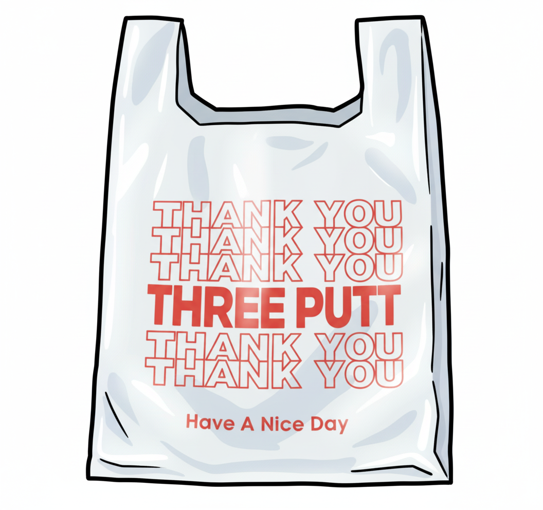 Thank You Takeout Bag 3 Putt