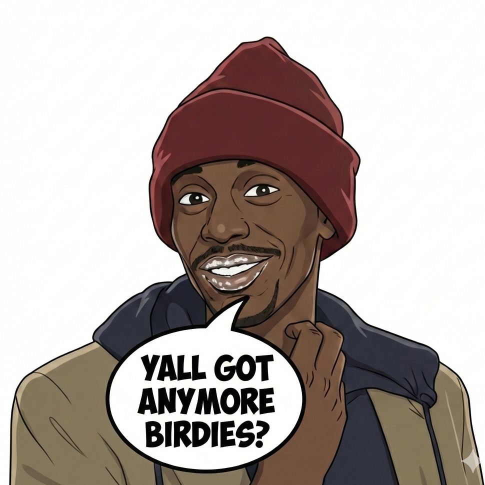 Yall Got Anymore Birdies-Tyrone Biggums Ball Marker