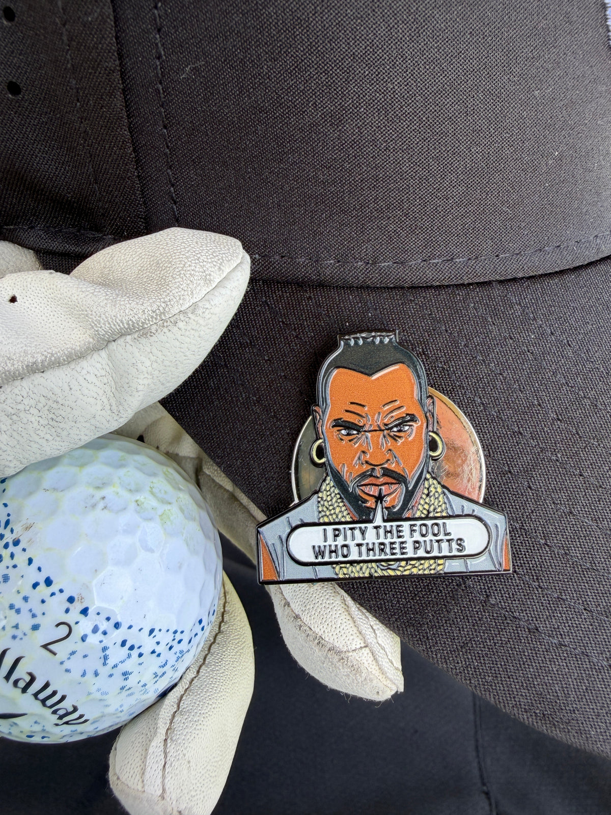 Mr. T I Pity The Fool Who 3 Putts Ball Marker AVAILABLE ON OUR ETSY STORE NOW!!!